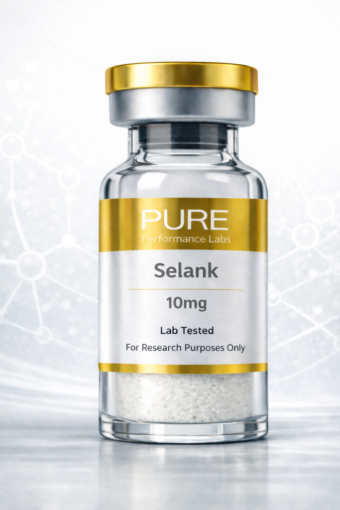 Selank 10mg research grade peptide- Pure Performance Labs