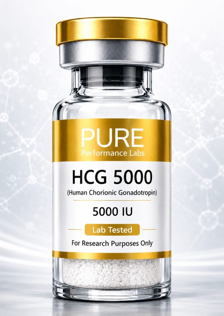HCG 5000IU research grade peptide- Pure Performance Labs