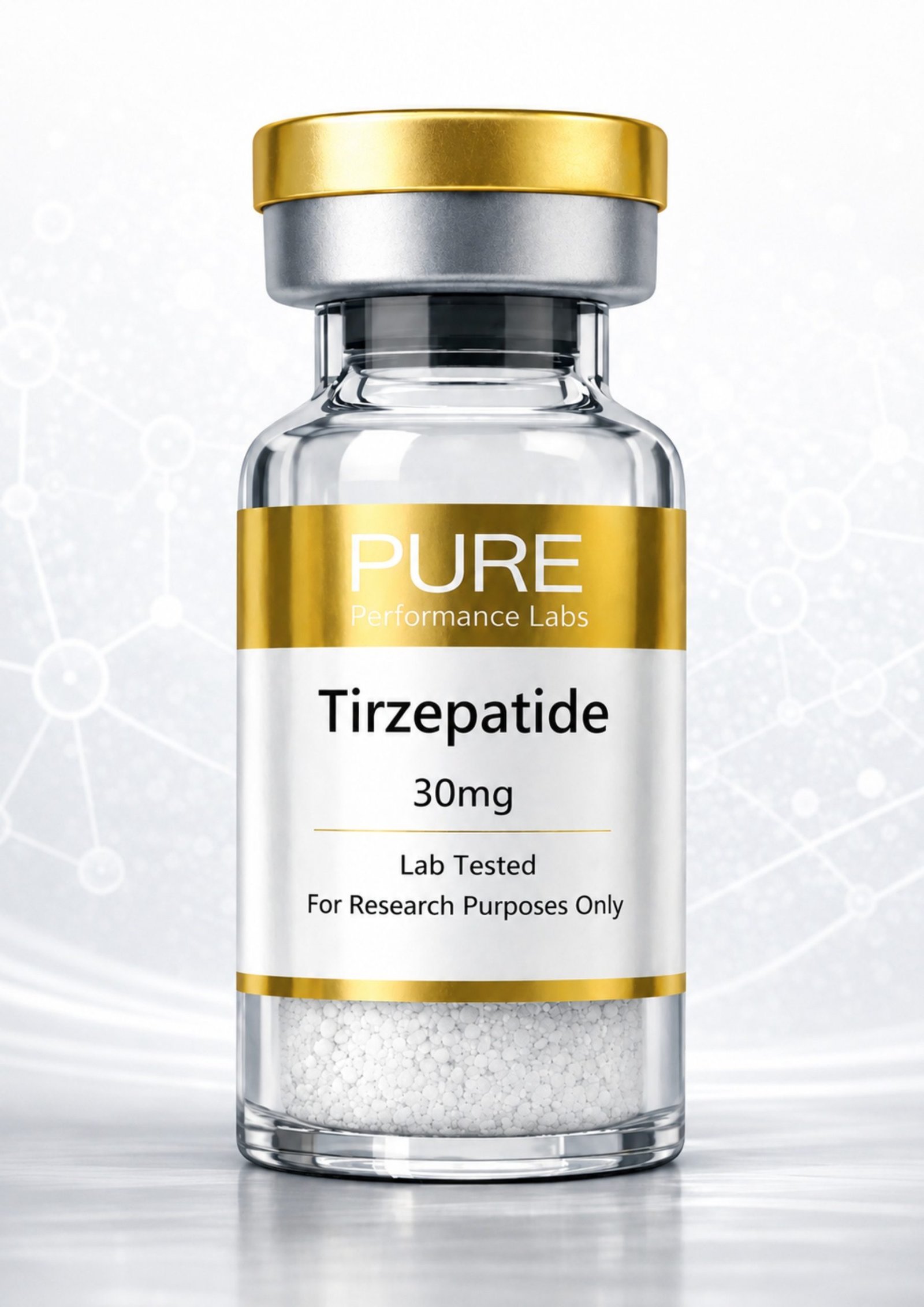 Tirzepatide 30mg research grade peptide- Pure Performance Labs